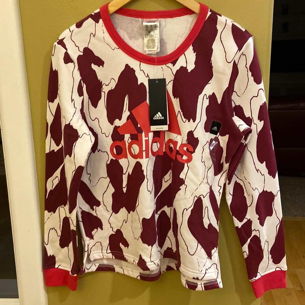 NWT ADIDAS WOMEN’S SWEATER